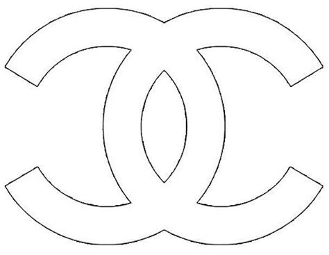 schablone chanel logo